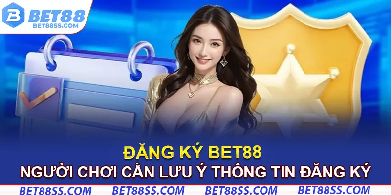 Người chơi cần lưu ý thông tin đăng ký phải chính chủ